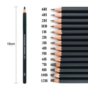 14pcs Sketch Drawing Pencil Set
