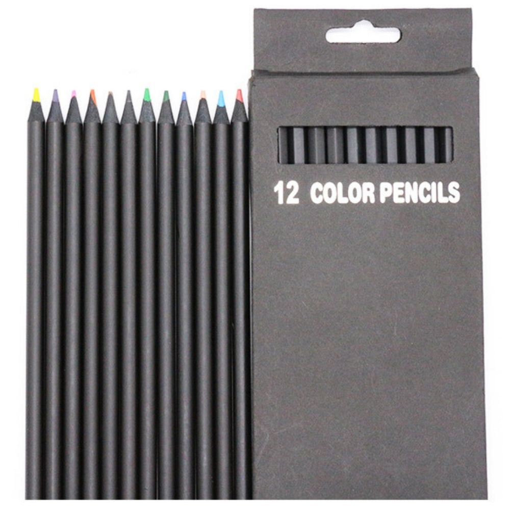 Black Wood Color Pencil DurzerdPencil China Pencil Manufacturer